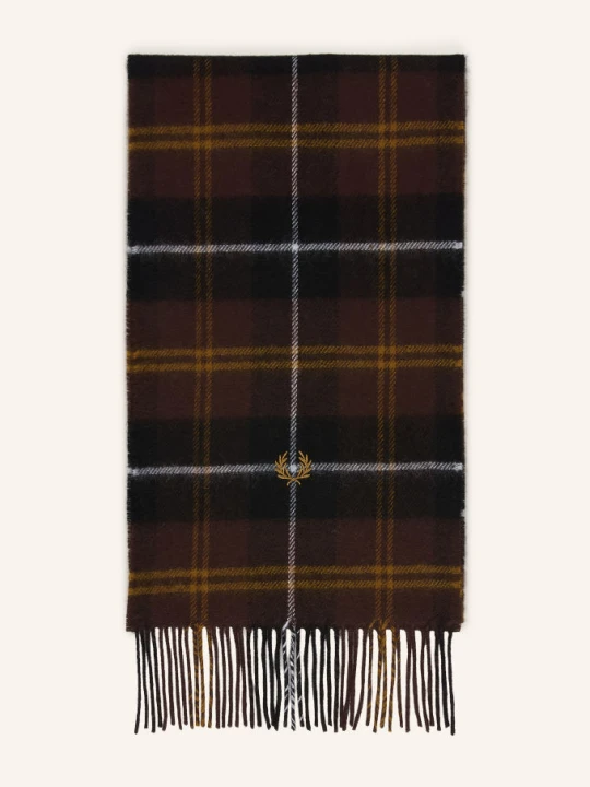 Zdjęcie produktu Fred Perry Szal Lambswool braun brązowy