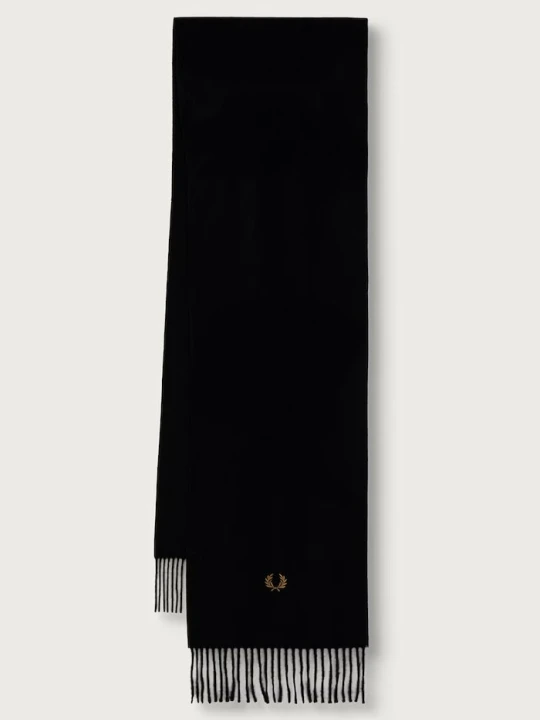 Zdjęcie produktu Fred Perry szalik wełniany czarny