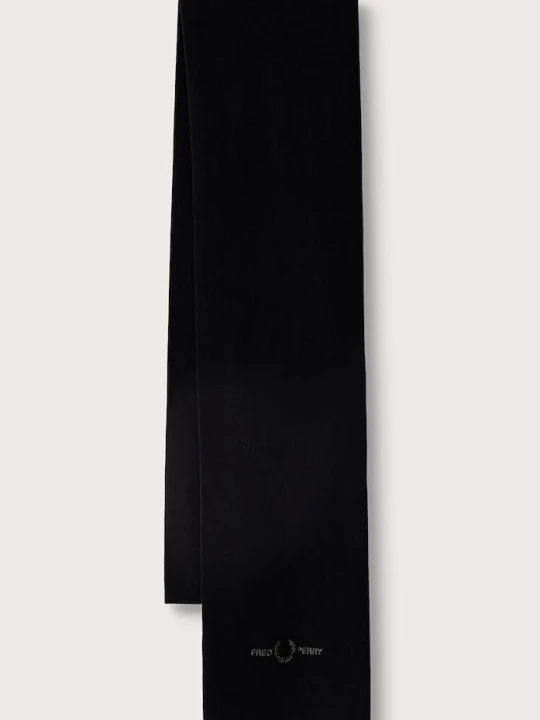 Zdjęcie produktu Fred Perry szalik z bawełną czarny