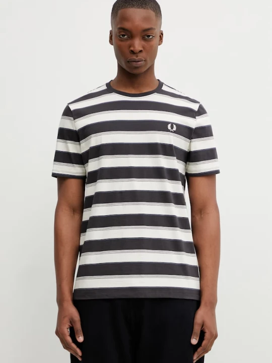 Zdjęcie produktu Fred Perry t-shirt bawełniany szary