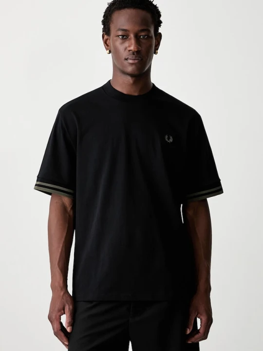 Zdjęcie produktu Fred Perry T-shirt męski bawełniany czarny