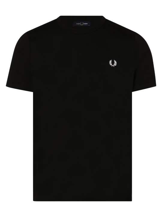 Zdjęcie produktu Fred Perry T-shirt Mężczyźni Bawełna czarny