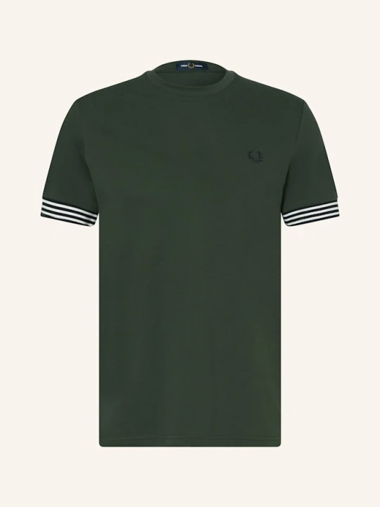 Zdjęcie produktu Fred Perry T-Shirt Z Materiału Pika gruen CIEMNOZIELONY