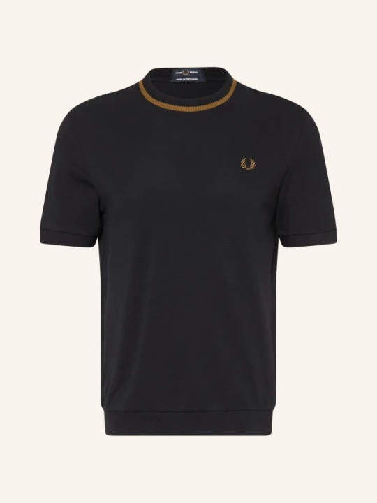 Zdjęcie produktu Fred Perry T-Shirt Z Materiału Pika schwarz