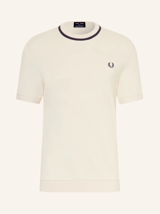 Zdjęcie produktu Fred Perry T-Shirt Z Materiału Pika weiss ECRU