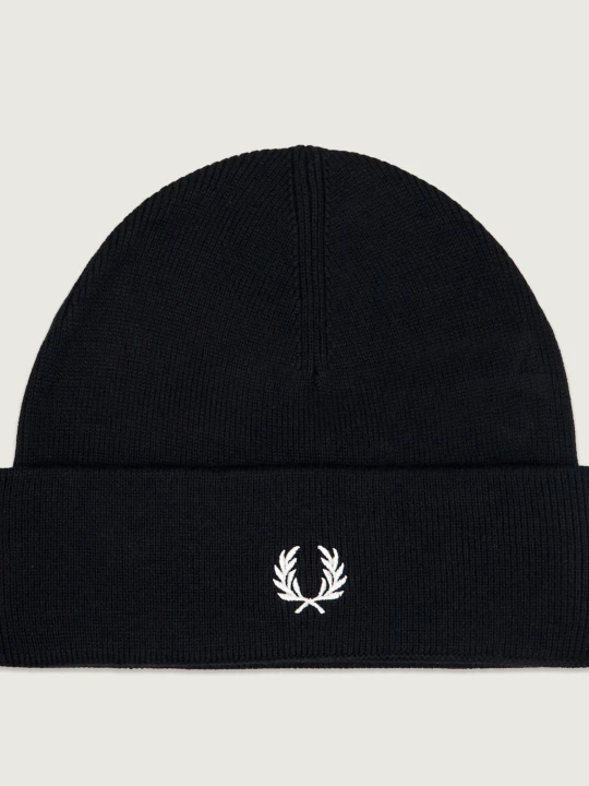 Zdjęcie produktu Fred Perry Wełniana czapka czarny