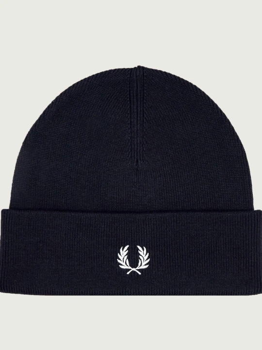 Zdjęcie produktu Fred Perry Wełniana czapka granatowy