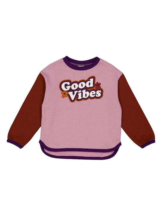 Zdjęcie produktu Fred´s World by GREEN COTTON Bluza "Vibes" w kolorze jasnoróżowym rozmiar: 110 Fred's World By GREEN COTTON