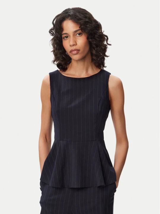 Zdjęcie produktu French Connection Bluzka Alia 729F3 Granatowy Slim Fit