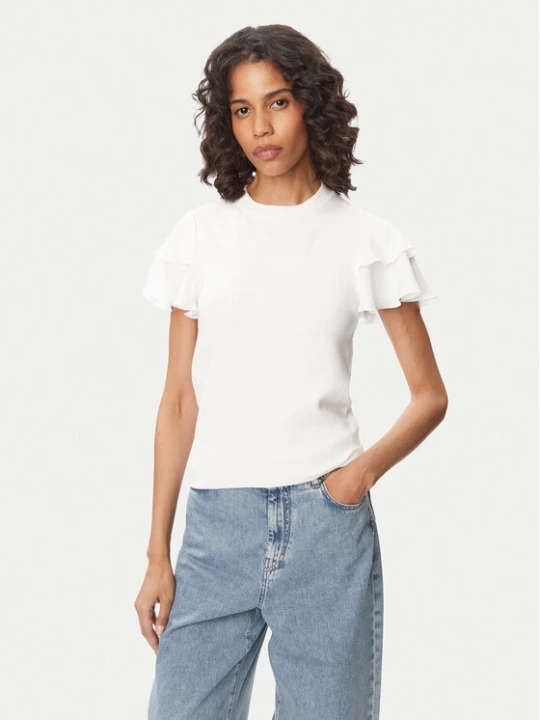 Zdjęcie produktu French Connection Bluzka Aylaa Krista 789C2 Biały Regular Fit