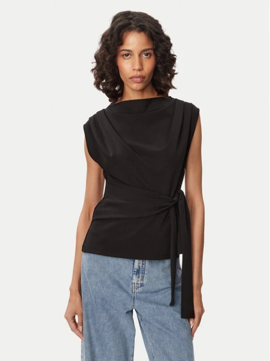 Zdjęcie produktu French Connection Bluzka Zion 769C5 Czarny Slim Fit