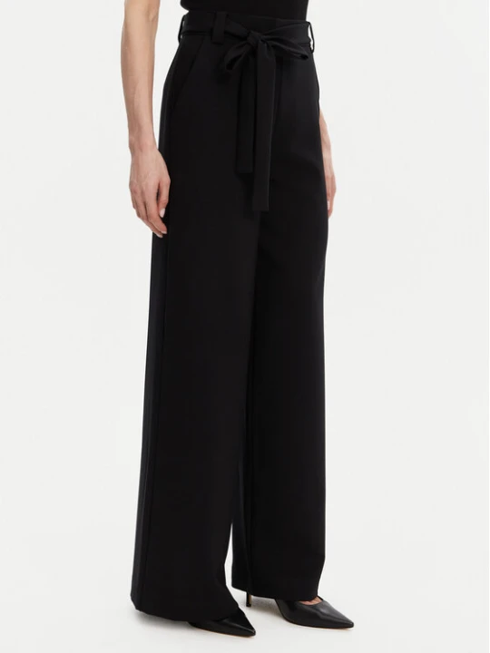 Zdjęcie produktu French Connection Spodnie palazzo 74QZH Czarny Regular Fit