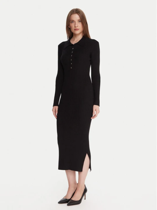Zdjęcie produktu French Connection Sukienka dzianinowa 71ZJB Czarny Slim Fit