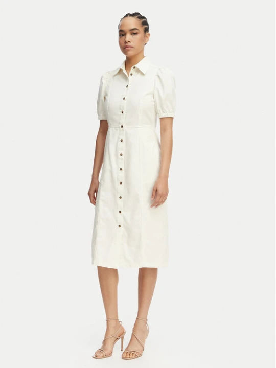 Zdjęcie produktu French Connection Sukienka jeansowa 71SZN Biały Regular Fit
