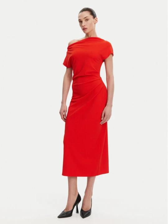 Zdjęcie produktu French Connection Sukienka koktajlowa 71YDO Czerwony Slim Fit