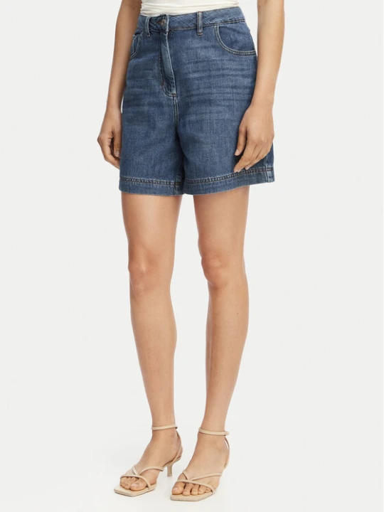Zdjęcie produktu French Connection Szorty jeansowe 79FZG Niebieski Boyfriend Fit