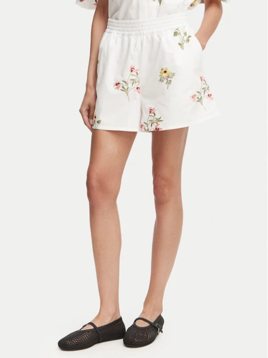 Zdjęcie produktu French Connection Szorty materiałowe Alissa 799C0 Biały Relaxed Fit