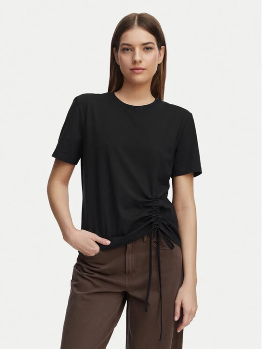 Zdjęcie produktu French Connection T-Shirt 76QZA Czarny Relaxed Fit