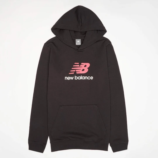 Zdjęcie produktu French Terry Stacked Logo Hoodie New Balance czarny
