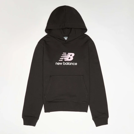 Zdjęcie produktu French Terry Stacked Logo Hoodie New Balance czarny