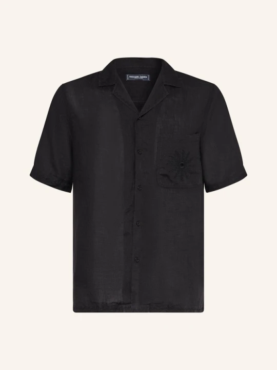 Zdjęcie produktu Frescobol Carioca Koszula Resortowa Alves Relaxed Fit Z Lnu schwarz CZARNY