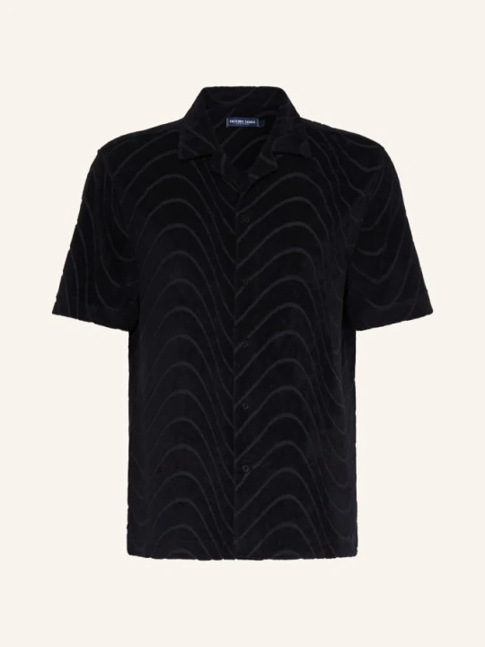 Zdjęcie produktu Frescobol Carioca Koszula Resortowa Roberto Comfort Fit Z Frotte schwarz CZARNY