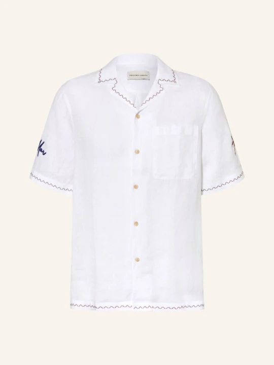 Zdjęcie produktu Frescobol Carioca Koszula Wypoczynkowa Alves Comfort Fit Z Lnu weiss