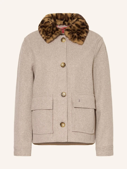 Zdjęcie produktu Frieda & Freddies Kurtka Amal Z Odpinanym Kołnierzem Z Sztucznego Futra beige