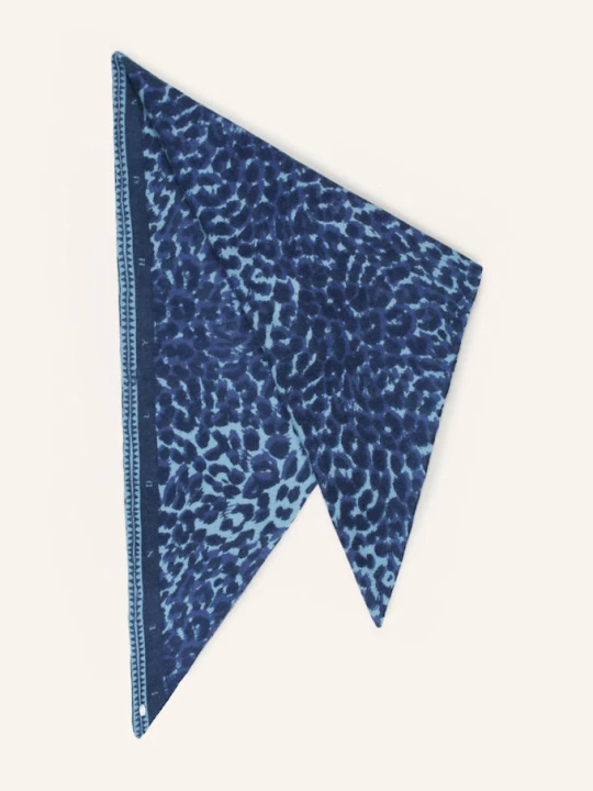 Zdjęcie produktu Friendly Hunting Chusta Trójkątna Cheetah Z Kaszmiru blau
