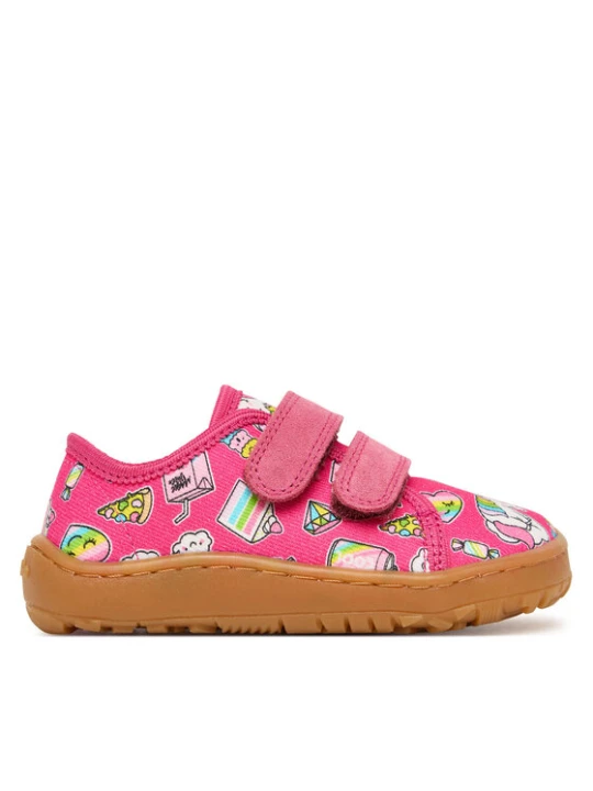 Zdjęcie produktu Froddo Kapcie Barefoot Canvas G1700440-10 M Różowy
