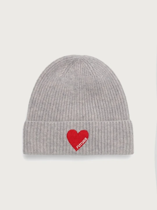 Zdjęcie produktu From Future czapka beanie damska kaszmirowa szary