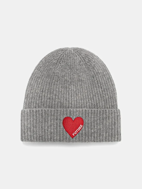 Zdjęcie produktu From Future czapka beanie damska kaszmirowa szary