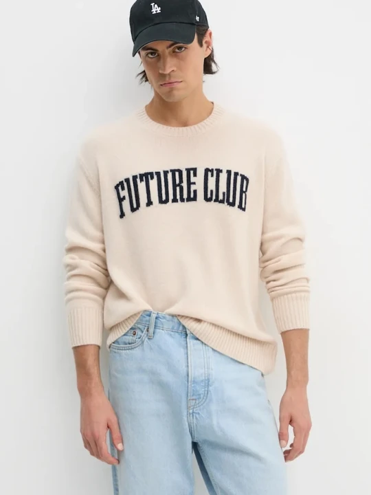 Zdjęcie produktu FROM FUTURE sweter kaszmirowy beżowy