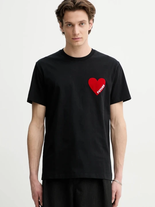 Zdjęcie produktu FROM FUTURE t-shirt bawełniany czarny