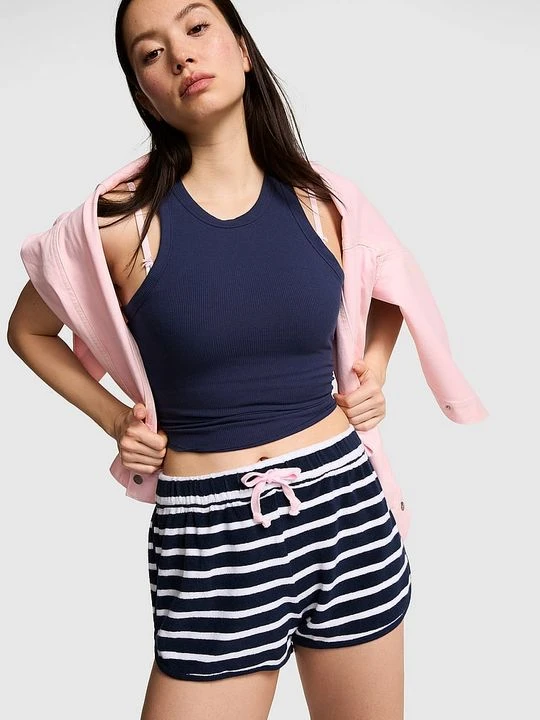Zdjęcie produktu PINK Szorty bawełniane plażowe Terry Victoria's Secret