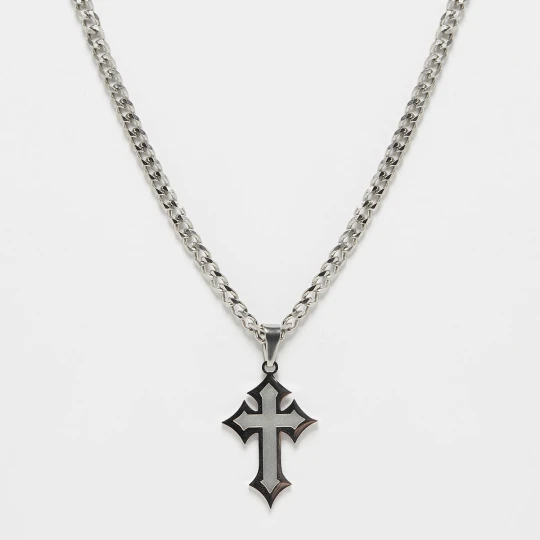 Zdjęcie produktu Frozen Cross Chain Fainz srebrny