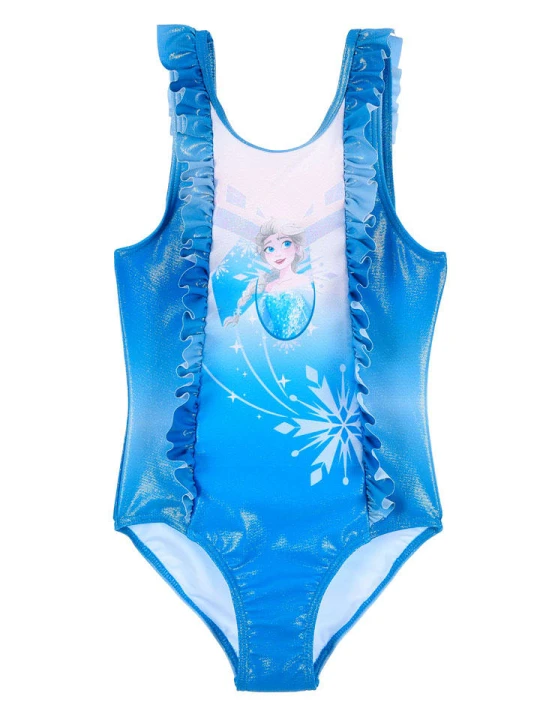 Zdjęcie produktu FROZEN Strój kąpielowy "Kraina Lodu" w kolorze niebieskim rozmiar: 98