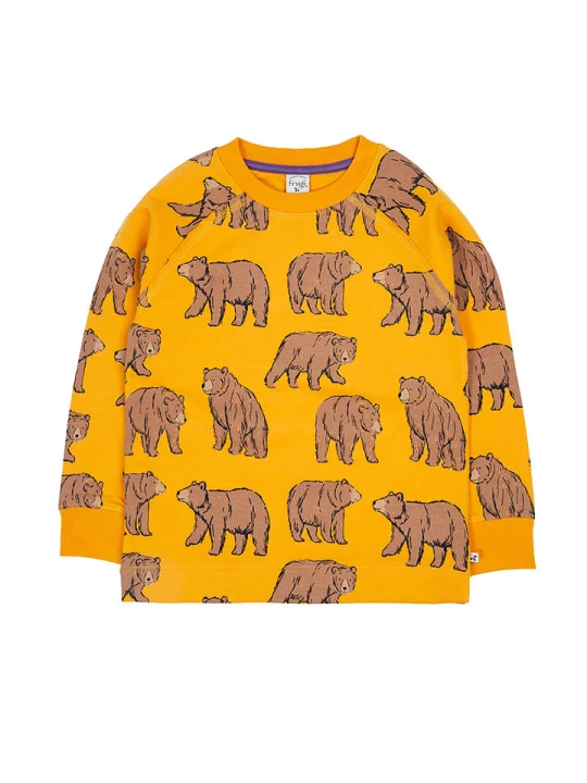 Zdjęcie produktu Frugi Bluza "Ethan" w kolorze pomarańczowym rozmiar: 98/104