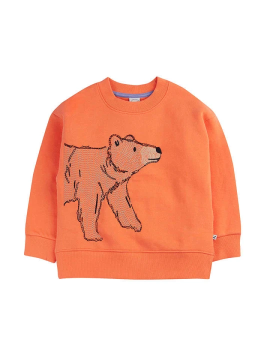 Zdjęcie produktu Frugi Bluza "Superb" w kolorze pomarańczowym rozmiar: 98/104