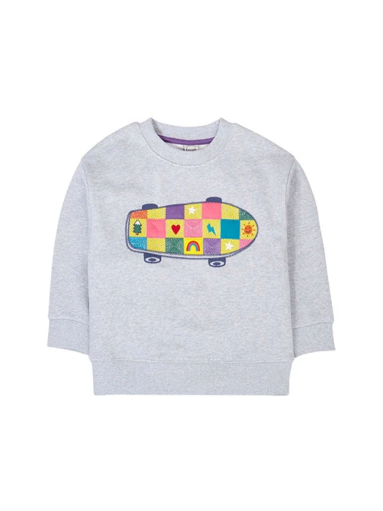 Zdjęcie produktu Frugi Bluza "Superb" w kolorze szarym rozmiar: 110/116
