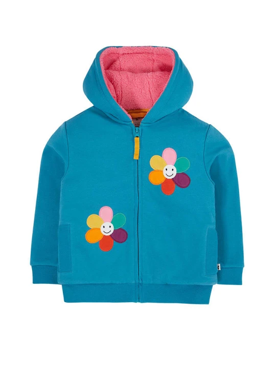 Zdjęcie produktu Frugi Bluza "Ted" w kolorze niebieskim rozmiar: 104 / 110