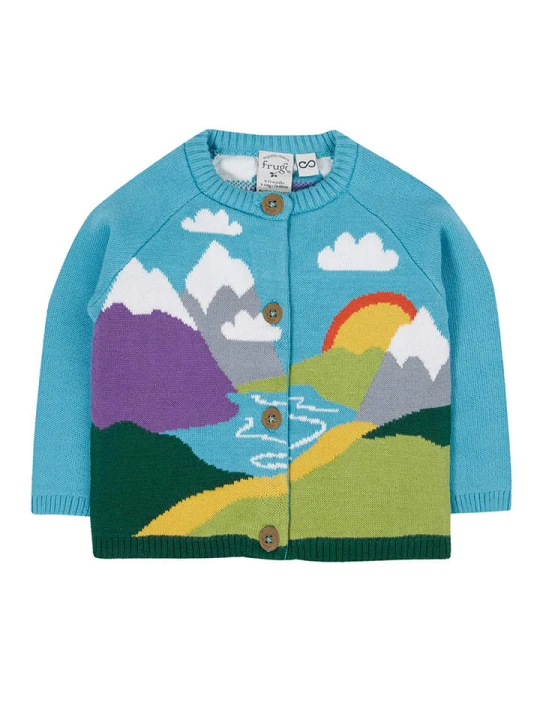 Zdjęcie produktu Frugi Kardigan "Reva" ze wzorem rozmiar: 98/104