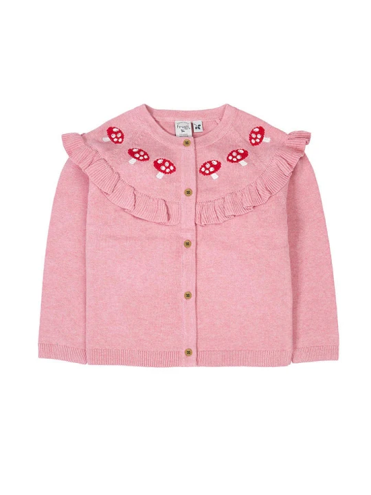 Zdjęcie produktu Frugi Kardigan "Romi" w kolorze jasnoróżowym rozmiar: 104/110