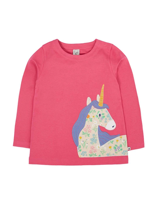 Zdjęcie produktu Frugi Koszulka "Anna" w kolorze różowym rozmiar: 110/116