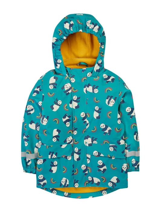 Zdjęcie produktu Frugi Kurtka przeciwdeszczowa "Puddle" w kolorze błękitnym rozmiar: 80-92