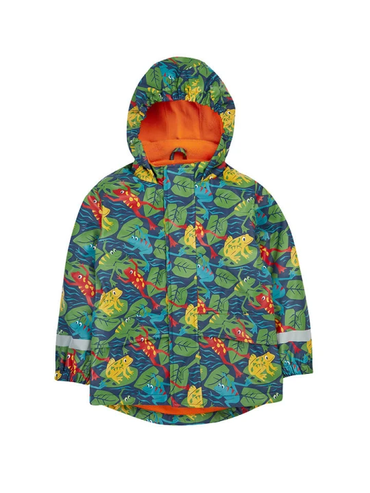 Zdjęcie produktu Frugi Kurtka przeciwdeszczowa "Puddle" ze wzorem rozmiar: 80-92