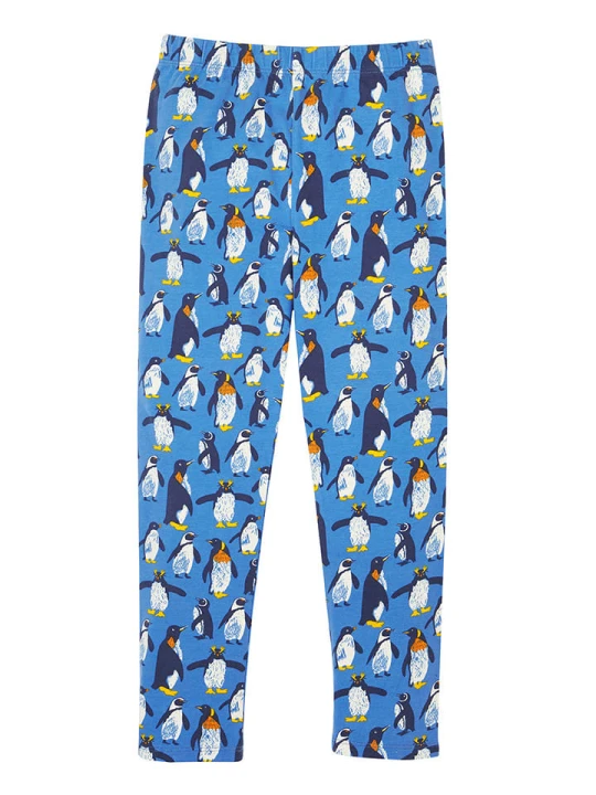 Zdjęcie produktu Frugi Legginsy "Libby" w kolorze niebieskim rozmiar: 128/134
