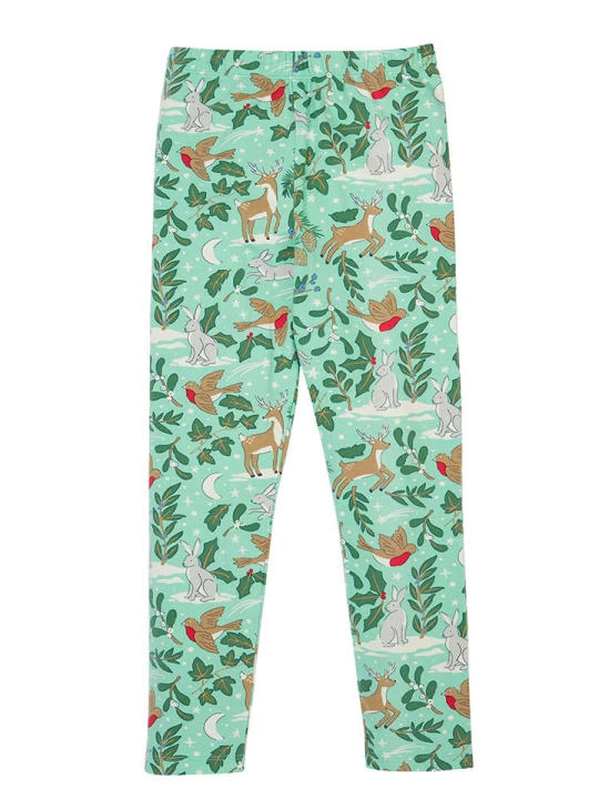 Zdjęcie produktu Frugi Legginsy "Libby" w kolorze zielonym rozmiar: 98/104