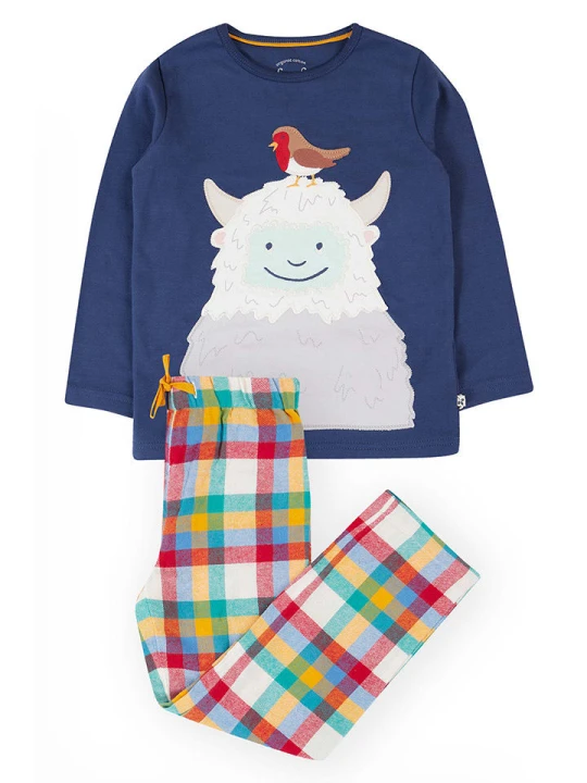 Zdjęcie produktu Frugi Piżama "Caden" w kolorze niebieskim ze wzorem rozmiar: 110/116
