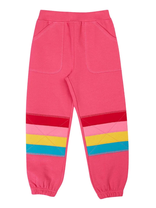 Zdjęcie produktu Frugi Spodnie dresowe "Malpas" w kolorze różowym rozmiar: 116/122
